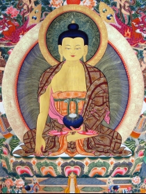 释迦牟尼及众弟子