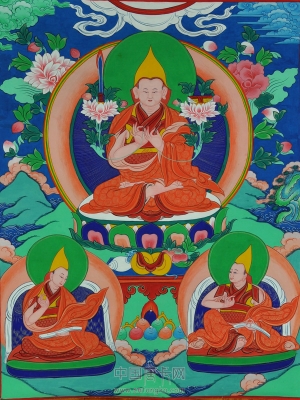 宗喀巴师徒三尊
