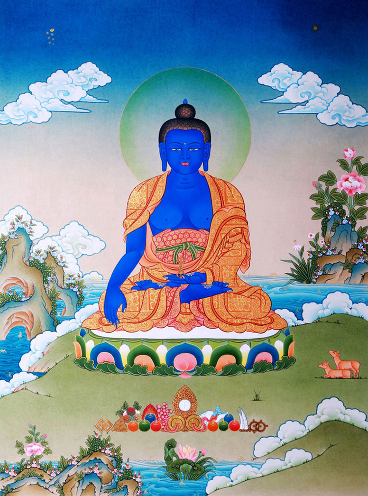 不动佛唐卡
