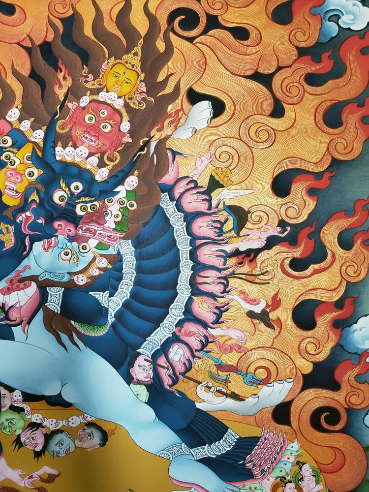 大威德金刚_中国唐卡网 大威德金刚_中国唐卡网