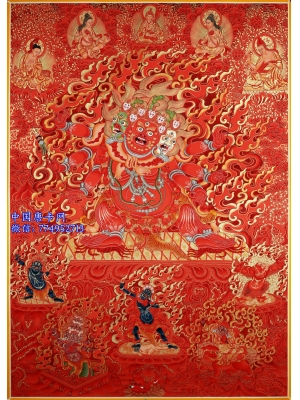 马头金刚明王唐卡