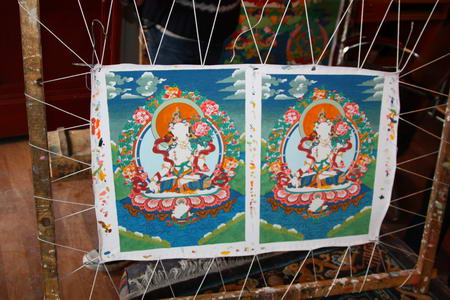 组图：唐卡以及民俗作品