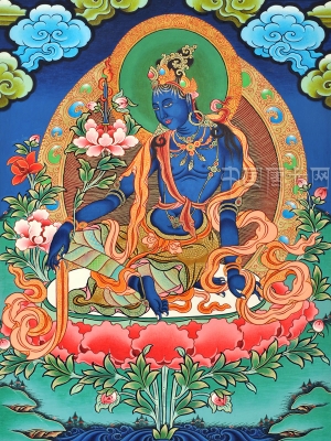 虚空藏菩萨唐卡
