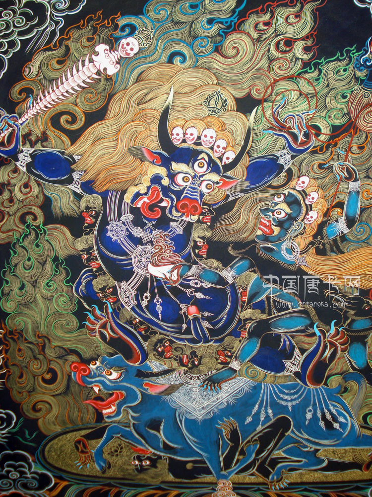 阎罗王唐卡,阎罗王,阎罗王前世(第2页)_大山谷图库