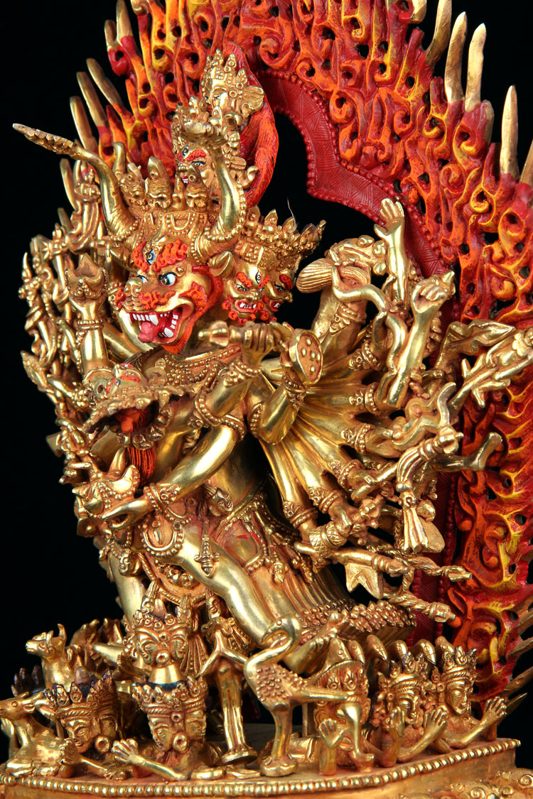 大威德金刚佛像