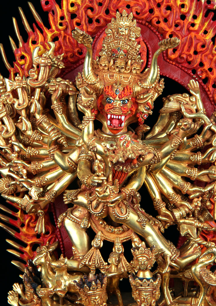 大威德金刚佛像