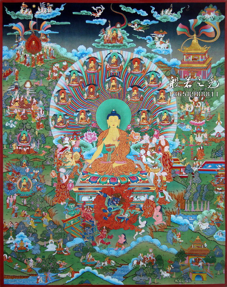 释迦牟尼本生故事|十二相成道图