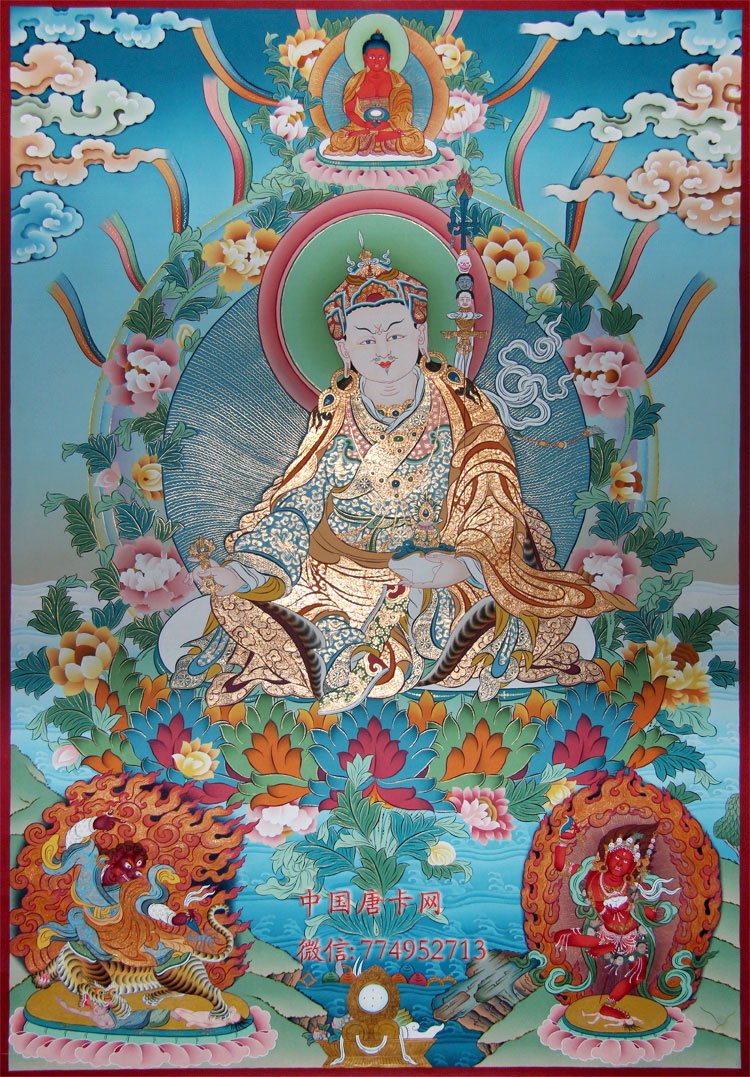 莲花生大师唐卡_唐卡网