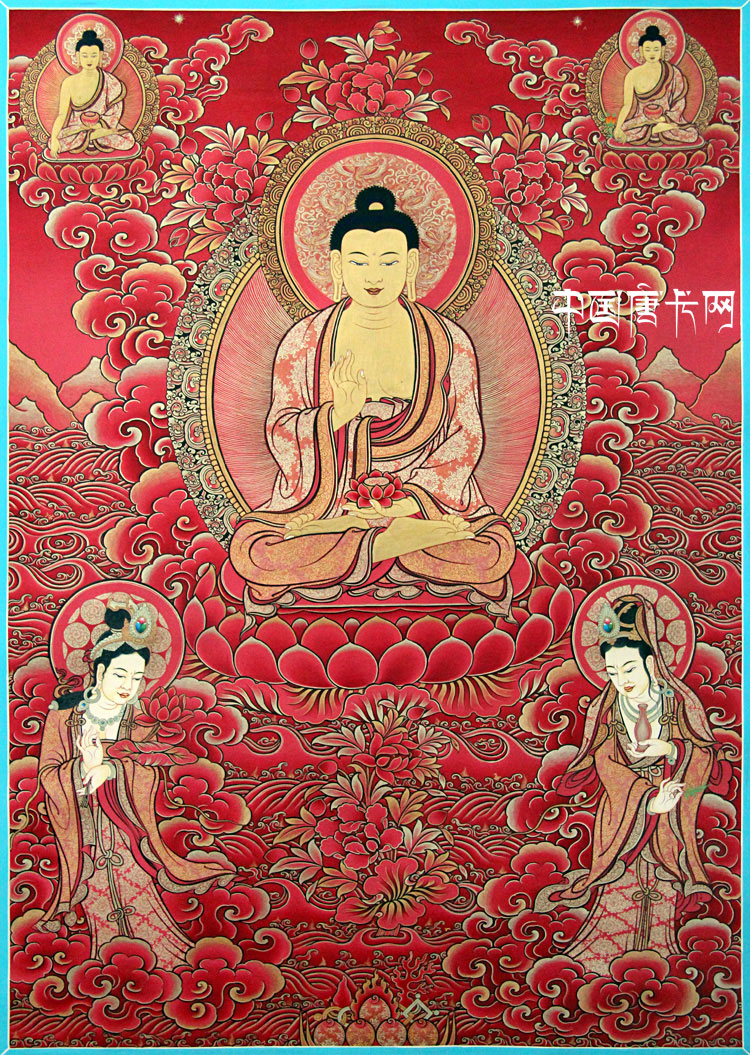 西方三圣唐卡,藏传西方三圣 - 伤感说说吧