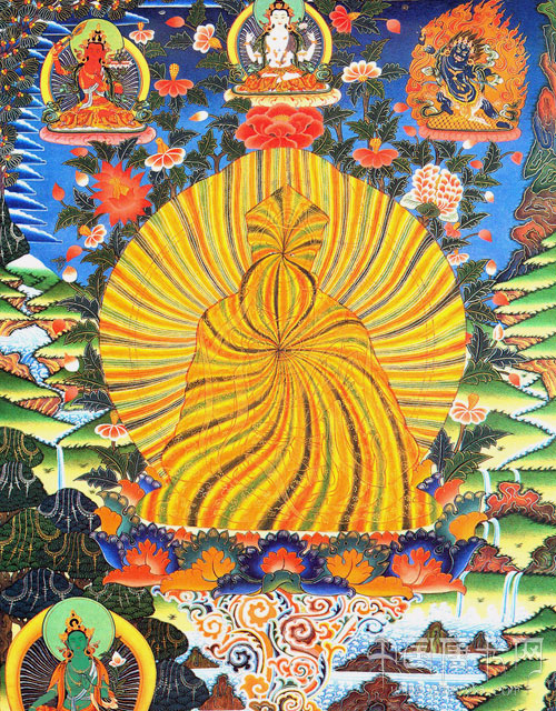 莲师化虹光身相